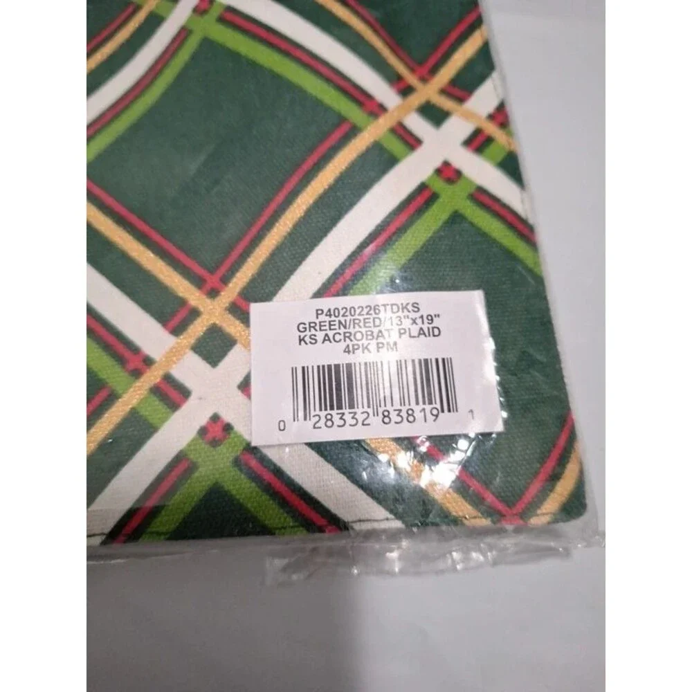 Kate Spade 4 pack Holiday placemats NEW